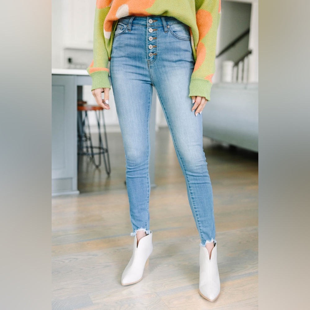 ❌SOLD DO NOT BUY❌  KanCan Light Blue High-Waisted Skinny Jeans